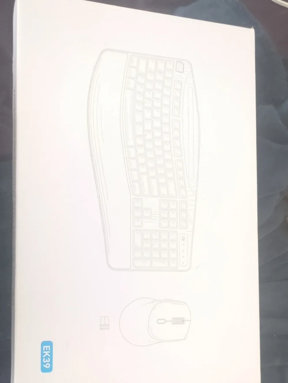 Wireless Keyboard and Mouse Combo EK39 -black